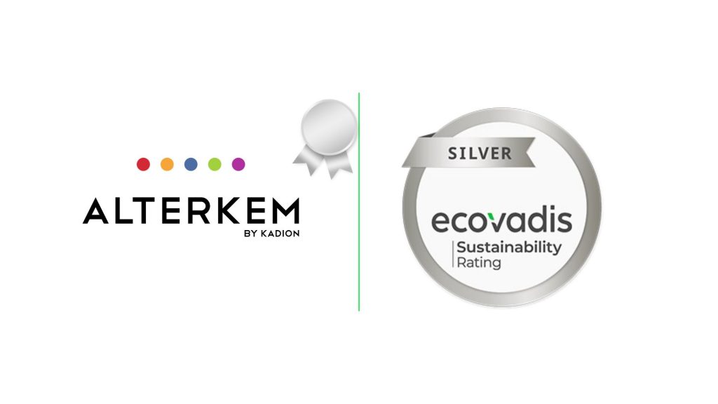 Alterkem obtient le label EcoVadis Silver